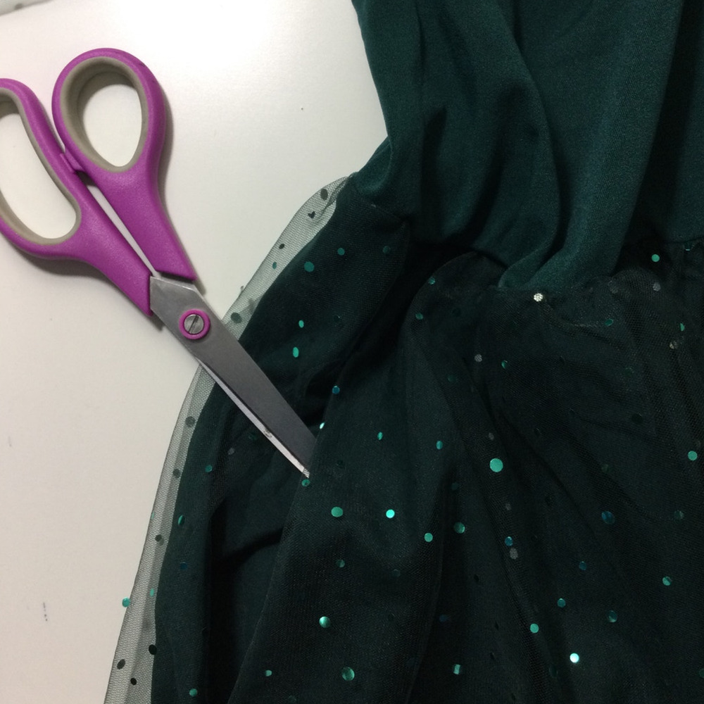 BloomChic Green Midi Dress with Sheer Sleeves - Picture 11 of 12